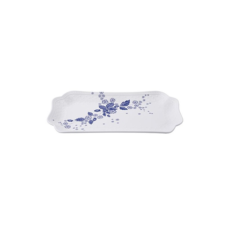 Wedgwood Strawberry Bloom Indigo Fish Dish Wedding Gift 40000818