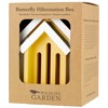 Wildlife Garden WG303 Butterfly Box Yellow Wooden Butterfly House