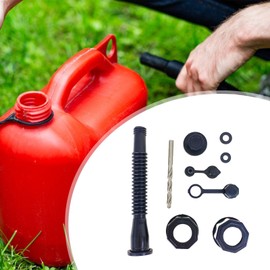 Folpus Gas Can Spout Replacement Hexagonal Nozzle Flexible Retractable Fuel Can Spout Easy Assembly Gas Can Nozzle for Home Garage, Type B