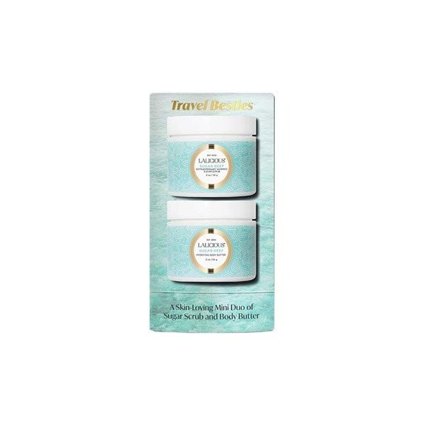 Lalicious Sugar Scrub and Body Butter Mini Travel Duo (Sugar