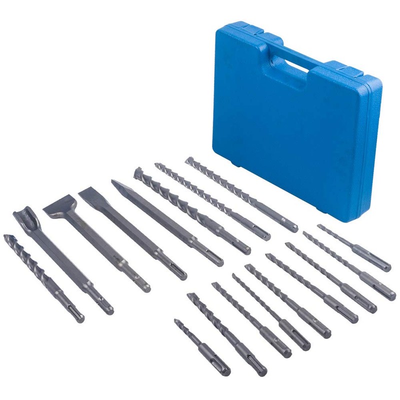 maXpeedingrods Rotary Hammer Drill Bits and Chisel Set - 17