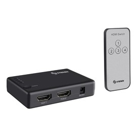Steren Selector HDMI de 4 entradas con control remoto 200-385