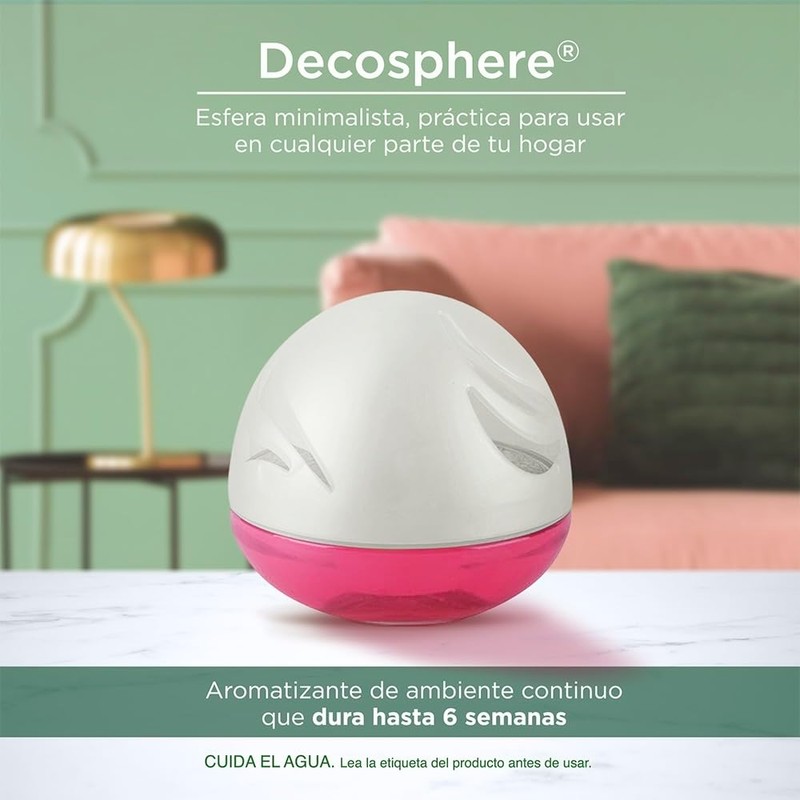Air Wick® Decosphere® Aromatizante De Ambiente, Aroma Magnolia y Cherry,