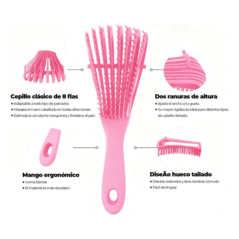 14 Cepillo Kit De Pelo Y Peine Y Gorro De