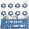 AUMEL 8 Pcs/lot Chain Sprocket Cover Bar Nut Kit for