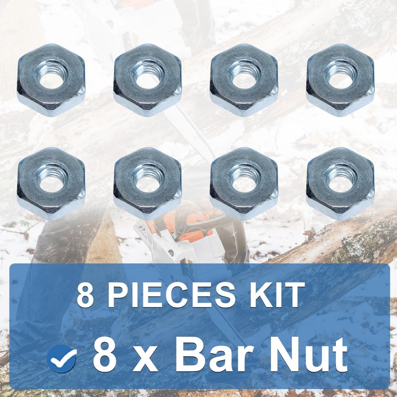 AUMEL 8 Pcs/lot Chain Sprocket Cover Bar Nut Kit for