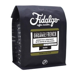 Organic French, Whole Bean, 12oz case of 6