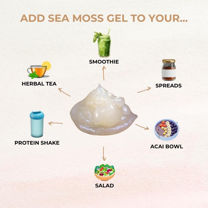 Herb Boss Wild-Crafted Jamaican Sea Moss Gel – 24 fl