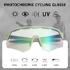 ROCKBROS Cycling Glasses Photochromatic for Myopic Unisex Outdoor Running Sports