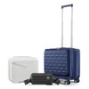 Nevoc 18 Inch Carry On Luggage with Front Open Door