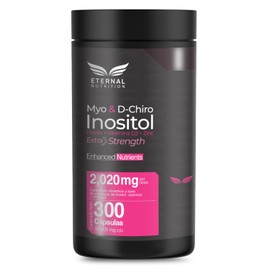ETERNAL NUTRITION Essentials Inositol 40:1 + Myo & D-Chiro (300 Cápsulas) | Folato Metilado 5-MTHF, Vitamina D3 y Zinc | 75 Porciones · 2020 mg | Bienestar Hormonal, Salud Reproductiva y Metabólica