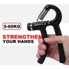 AIMALL Adjustable Resistance Hand Grip Strengthener: Forearm Exerciser and Gripper