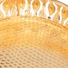 Fruit Tray Metal Round Place Snacks Small Jewelry Multifunctional Home