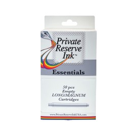 Private Reserve Ink Essentials: Empty Long/Magnum cartridges (50 pcs)