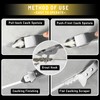 Tijeyi Silicone Caulking Tools Kit Stainless Steel Grout Removal Tool,4