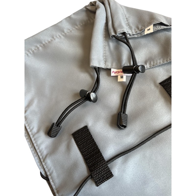 Purple Turtle Leech Socks - Grey