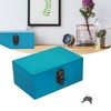 Wooden Storage Box Retro Decorative Jewelry Box Desktop Sundries Organizer
