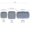 EAST table Square Plate, 7.1 inches (18 cm), Classic Matte