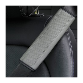 CGEAMDY 2 Pieces Car Seat Belt Pads for Car Interior Accessories, Seat Belt Cushion Cover, Car Seat Belt Covers for Adults, Children, Women and Men (Grey)
