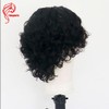 Hesperis Short Curly Wigs Natural Color Lace Front Human Hair
