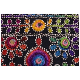 Craft Trade Clutch Bags for Women - Rajasthani Hand Embroidered Mini Crossbody Bag Women's Cluches for Wedding Party Gifts