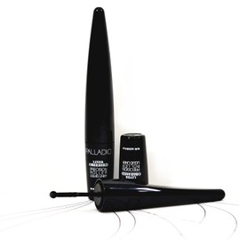 Palladio Liner Obsessed Precision Liquid Delineador de ojos en roll-on, líneas precisas y definidas, diseñado para aplicar líneas perfectamente rectas, acabado negro mate, secado rápido, Negro