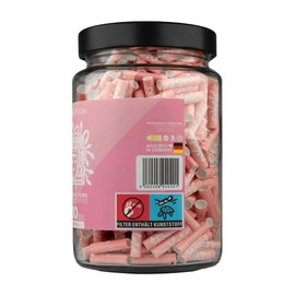 500 Medusafilters Premium Activated Carbon Filters 6 mm Diameter | ROSÉ Edition | with Vegan Fibre Caps and Coconut Shell Activated Carbon for More Pleasant and Harmful Smoking | in Glass