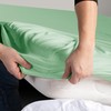 DecoKing Fitted Sheet Super King Cotton Jersey Boxspring, Amber Collection,