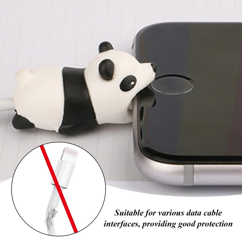6 Pieces Of Small Animal Data Cable Protective Cases, Creative