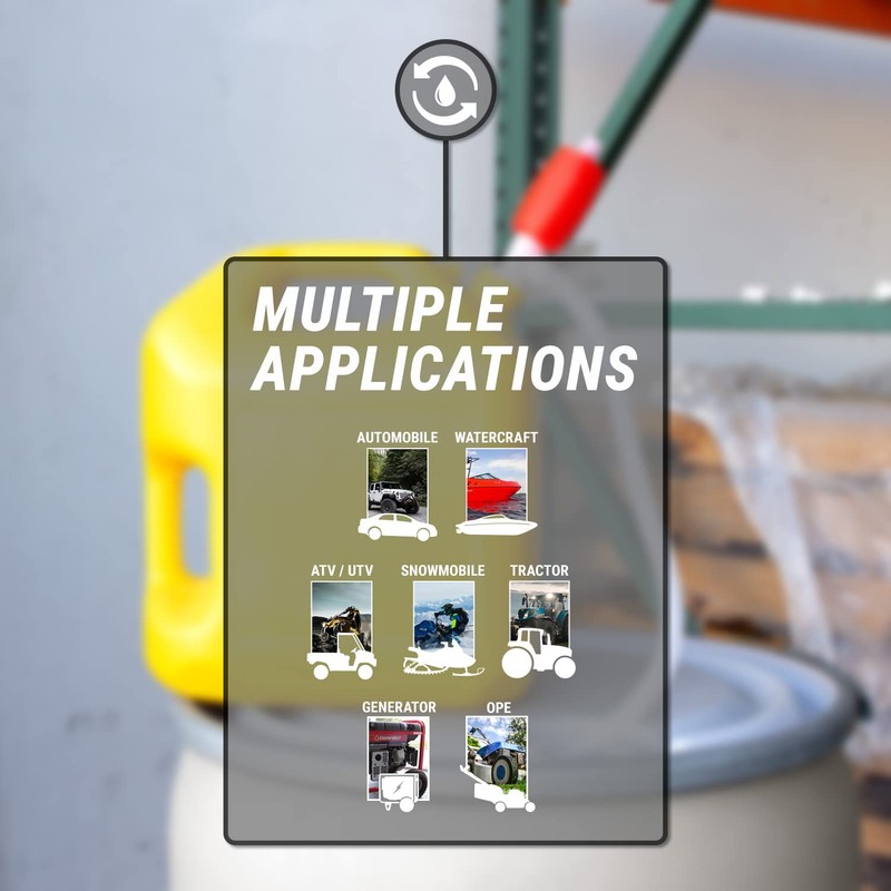 TERA PUMP TRDP14 Gas Siphon Manual Hand Fuel Pump, Liquid