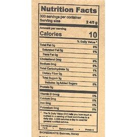 Bee My Honey Pure Granulated Honey Packets Individual Honey Crystal Packets (60)