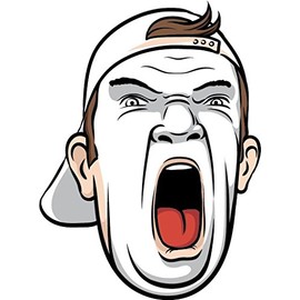 Zirni Japan Football Fan National Flag Face World Cup Soccer Sticker Decal Design