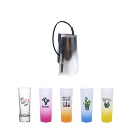 BetterSub Mug Cup Press Heating Transfer Attachment Silica Gel 110V for Heat Press Machine Sublimation Conical (Silver Conical 3oz)