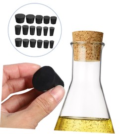 CHILDWEET 21pcs Rubber Stoppers for Test Tubes and Flasks Sealing Plugs for Chemical and Scientific Research Compact Design for Use