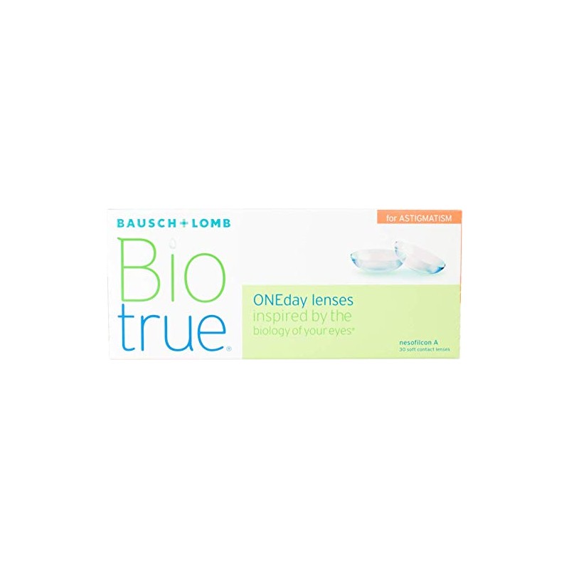 Biotrue OneDay for Astigmatism|Dp:3.25Bk:8.40Zl:-2.25Ax:160.00Dm:14.50
