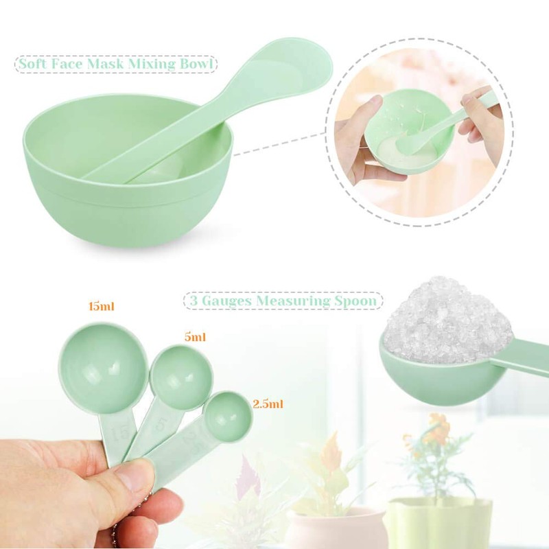 Face Mask Mixing Bowl Set, Anezus 11 Pcs DIY Facemask