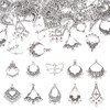 Spritewelry 60 Pcs Tibetan Antique Silver Chandelier Component Links Earring