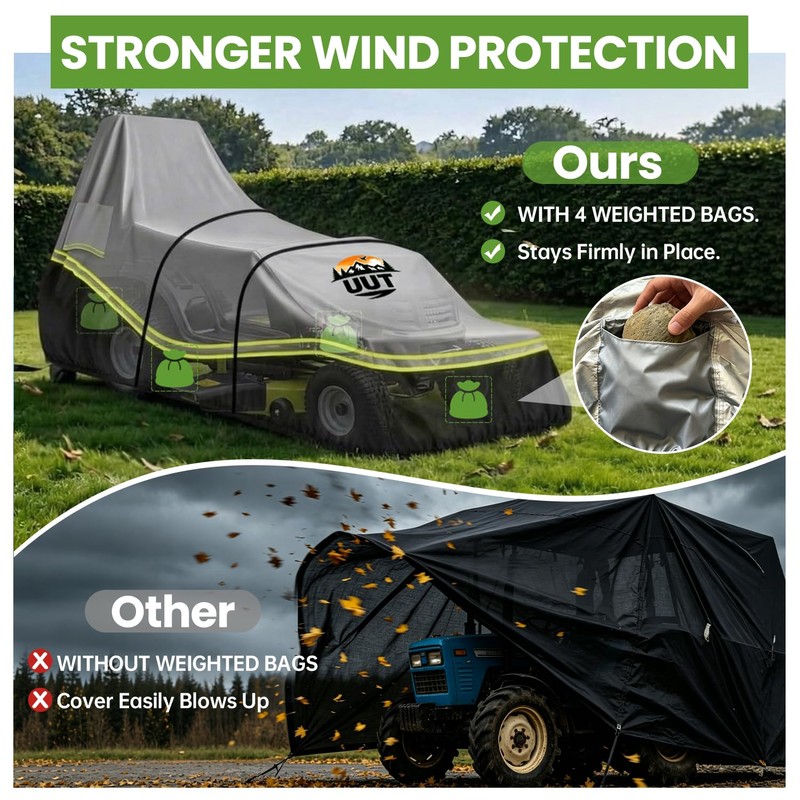 Tractor Cover for Kubota, Fits Compact & Utility Tractors with