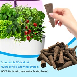 161PCS Hydroponic Pod Kit for Aerogarden and All Brands Growing System, Grow Anything Kit with 40 Grow Sponges, 40 Grow Baskets, 40 Grow Domes, 40 Pod Labels, 1 Tweezer, Herb Garden Planter Indoor Kit