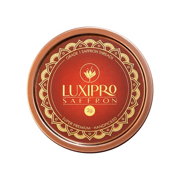 Luxipro Saffron, Super Premium, Always Non-GMO Saffron Threads (Super Negin)