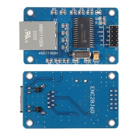 ACEIRMC 5pcs ENC28J60 ENC28J60-I/SO HR911105A Ethernet LAN Network Module SPI Interface 3.3V for Arduino AVR PIC LPC STM32