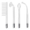4pcs Skin Therapy Wand High Frequency Mite Removal Acne Treatment