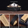 WOCCI 26mm Old-fashioned Watch Band for Men, Top Grain Leather,