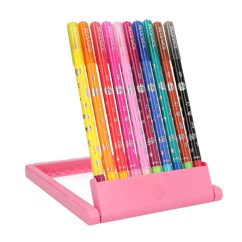 Depesche TOPModel 13334 Magic Fibre Tip Pen Set, 10 Double