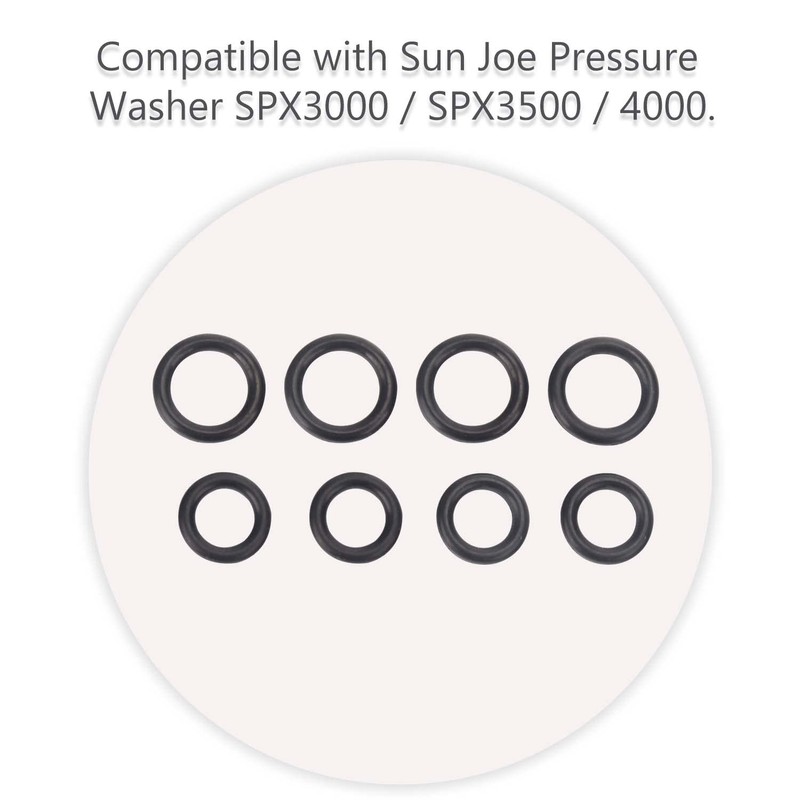 SPX3000 Pressure Washer O-Rings for Sun Joe SPX3001, SPX3501, SPX3500,