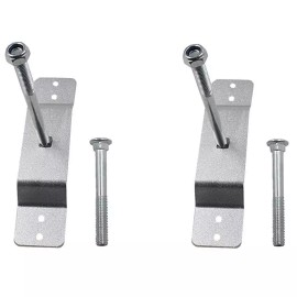 zhi-109350 2Pcs Spare Tire Carrier Holder Mount Wheel Bracket Rack for 802 Cargo Trailer