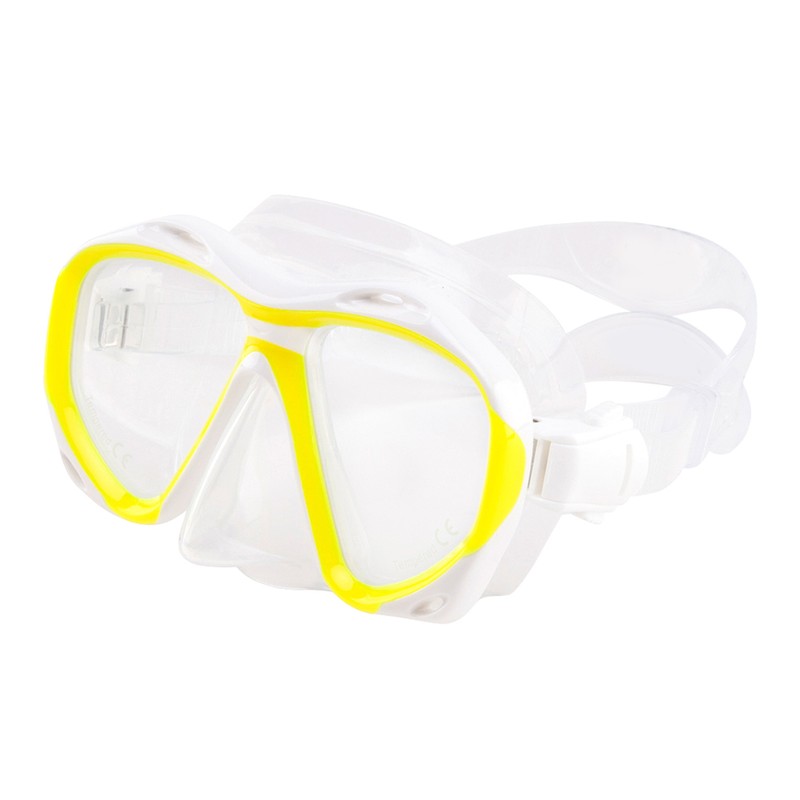 WHALE Comfortable Scuba Diving Mask Goggles Glasses Silicone Head Strap