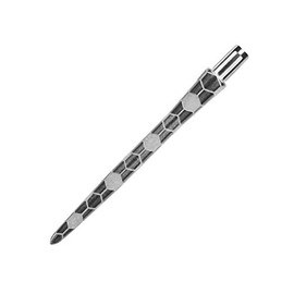 Target Steel Tip Firestorm Dart Interchangeable Tips Titanium Point Lengths (Silver Onyx 26 mm)