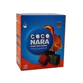 120 Cubes Coco Nara Cubic Charcoal Slow Burn Coconut Shell Incense CocoNara