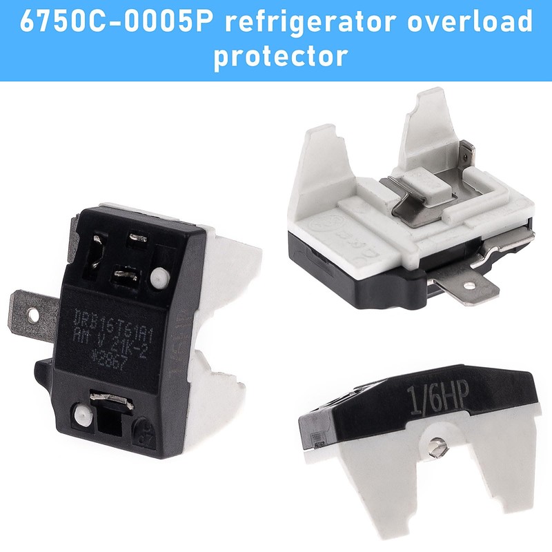 M-Aimee QP2-4.7 PTC Starter Relay 1 Pin Refrigerator Starter Relay